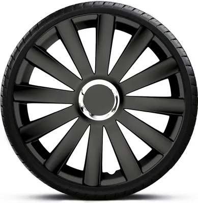 Produktbild von Radkappen Radzierblenden SATZ (4Stück) 16 Zoll SPYDER PRO BLACK Z460232