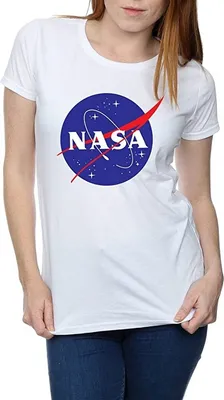 Immagine prodotto di NASA - Maglietta "Insignia" da donna BI831 (S) (Bianco)