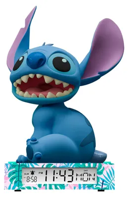 Produktbild von Disney Stitch 3D-Lampe mit Wecker