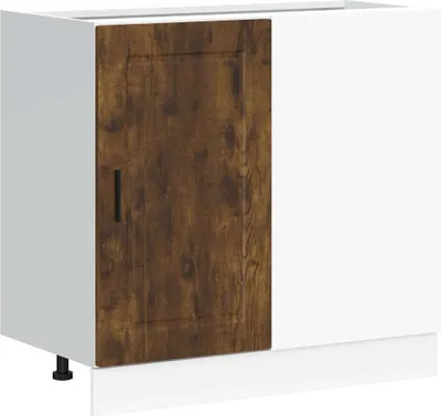 Produktbild von Küchenunterschrank Porto Räuchereiche Holzwerkstoff