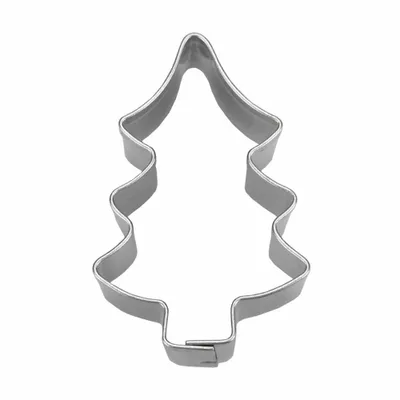 Produktbild von Städter Ausstecher Tannenbaum, Ausstechform, Plätzchenform, Keks, Plätzchen, Weißblech, 4 cm, 054011