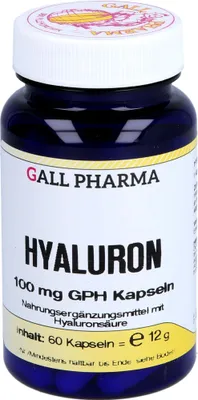 Image de GALL PHARMA Hyaluron 100 mg GPH gélules, 60 gélules
