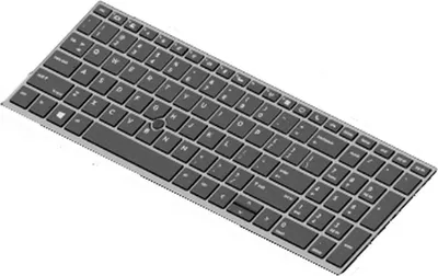 Produktbild von HP L14367-041, Tastatur, Deutsch, HP, EliteBook 755 G5