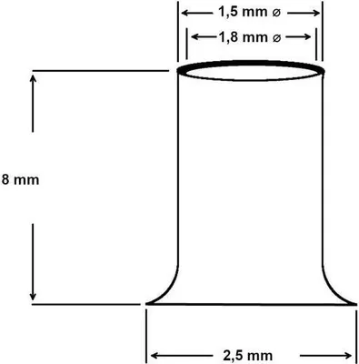 Produktbild von Aderendhülsen isoliert unisoliert blank 0,34-16 mm² Sortiment Box Dose Kabel - Bauform / Art: Unisoliert einadrig blank - Querschnitt: 1 mm² - Menge: 500 Stk