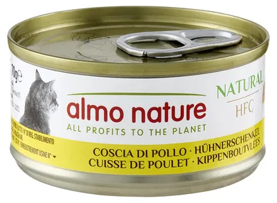 Productafbeelding van Almo Natur HFC kattenvoer, Atlantische tonijn, 150 gram. Almo - Malanico