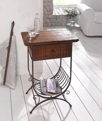 Produktbild von Beistelltisch Country Style Sofatisch Couchtisch Wohnzimmer Tisch Ablagetisch