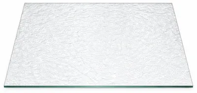 Produktbild von Kühlschrank Einlegeboden Glas 430 x 245 mm Kathedral 4 mm gerade Ecken - (98,77 EUR / qm)
