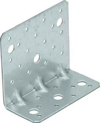 Produktbild von domax Schwerlast-Winkelver. 95x53x110x2,5mm m. 3 Sicke 20 Stk