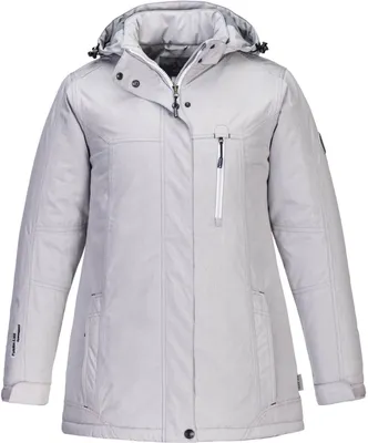 Produktbild von Blue Wave Damen Funktionsjacke Carla - Jacke Regenjacke Funktionsmantel in Grau Größe 38
