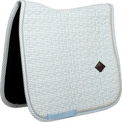 Produktbild von Kentucky Horsewear Dressurschabracke Velvet Printing Schabracke Hellblau Full