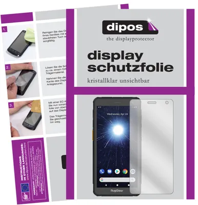 Produktbild von 6x Schutzfolie für RugGear RG655 klar Displayschutzfolie Folie Display Schutz