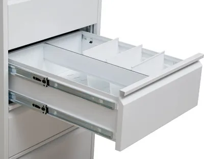 Produktbild von Gürkan Fachteiler für Regale verkehrsweiß 21,3 cm 15,5 cm