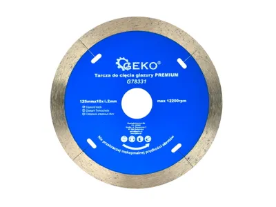 Productafbeelding van Kotouč, diamantbewerkt, doorsnedeel, 125x10x22,23 mm, GEKO
