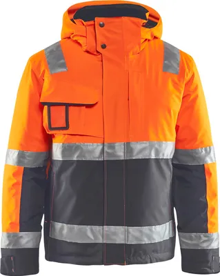 Produktbild von Blakläder® High Vis Winter Bundjacke High Vis 4870 1987 in div. Farben, Farbe:gelb/schwarz, Größe:4XL