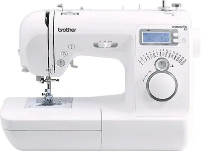 Image de Brother NV15, Blanc, Machine à coudre automatique, couture, 1 pas, 5 mm, LCD