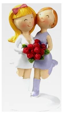 Produktbild von Hochzeitspaar Figur Deko Brautpaar Frau 9 cm