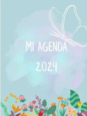 Immagine prodotto di Agenda colorata 2024 con pianificatore giornaliero e mensile