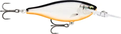 Produktbild von Rapala Shad Rap Elite - Wobbler, Farbe:Gilded Silver Shad, Länge / Gewicht / Hakengröße / Lauftiefe:5.5cm / 7g / Gr. 8 / 2.4m-2.7m