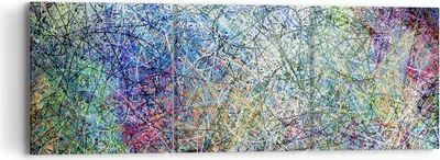 Produktbild von Bild auf Leinwand - Leinwandbild - Abstraktion modern - 90x30cm - Wand Bild - Wanddeko - Wandbilder - Leinwanddruck - Bilder - Kunstdruck - Wanddekoration - Leinwand bilder - Wandkunst - CA90x30-3668