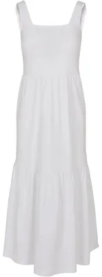 Image de Urban Classics - Robe 7/8 « Valance » pour femmes - Été TN1515 (L) (Blanc)