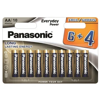 Obrázok produktu pre Panasonic Batteries Panasonic Everyday Power battery LR6EPS/10BW (6+4)