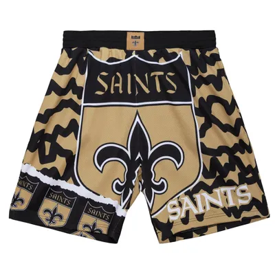 Produktbild von M&N New Orleans Saints JUMBOTRON Basketball Shorts - S