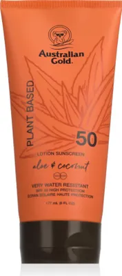 Obrázok produktu pre Australian Gold Plant Based Body Sunscreen SPF 50 177 ml
