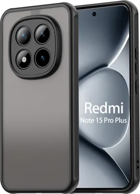 Produktbild von Handyhülle für Xiaomi Redmi Note 15 Pro+ / Poco M8 Pro 5G Hülle Stoßfest Schutzhülle in Schwarz