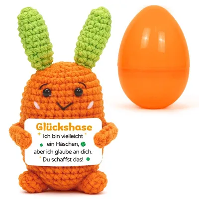 Handgemachter Glücksbringer, lustiges Geschenk, 3 Stück, gelb