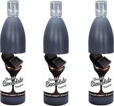 Produktbild von 3x Halta Topping Cioccolato sauce Schokolade 650 g für Desserts Kuchen Eis