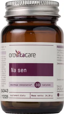Zdjęcie produktu dla Orovitacare Na sen, 30 tabletek