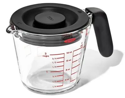 Zdjęcie produktu dla OXO 11397100, 0,5 l, ML, oz, Szkło, Czarny, Przezroczysty, 125 mm, 19 mm