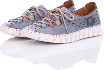 Produktbild von Gemini Damen Schnürschuh blau Größe 42