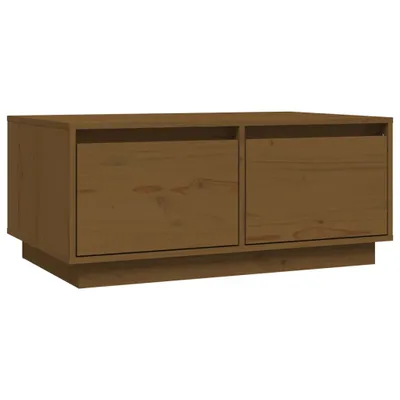 Produktbild von vidaXL Couchtisch Honigbraun 80x50x35 cm Massivholz Kiefer
