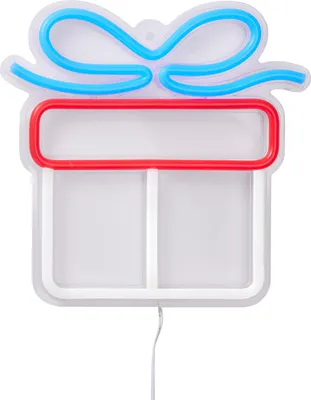 Obrázek produktu pro Vánoční neonový nápis na zeď, LED, 23 x 22 cm