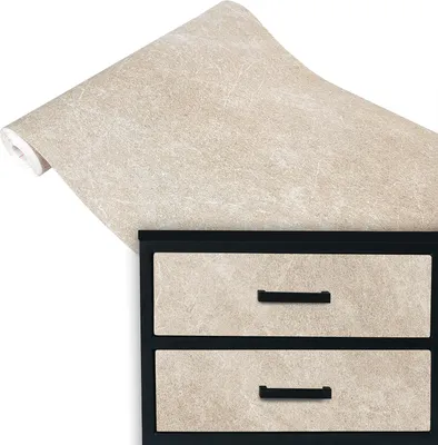 Produktbild von Klebefolie Möbel 45x100 cm - Beton Beige - Möbelfolie Deko-Stil selbstklebend - PVC Folie für kreative Raumgestaltung - Selbstklebende Folie ideal für Küche, Bad und Möbel-Upcycling