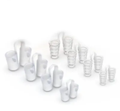 Produktbild von 8 Paar Nasenöffnungen, geruchlos, tragbar, weiches Schlafmittel, allergenfreies Silikon, mit Aufbewahrungsbox