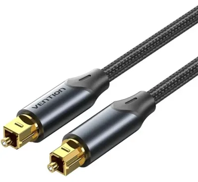 Image de Câble audio optique Vention, tressé, 10 m, NOIR