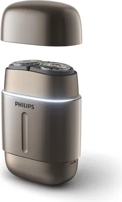 Produktbild von Philips Shaver 700 Series S791/06 Kompakter, elektrischer Nass- und Trockenrasierer, Rotationstrasierer, Gold, Dual SteelPrecision blades; Lift & Cut technology, Batterie, Integrierte Batterie, 60 min