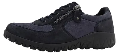 Produktbild von Waldläufer Havy soft Damenschuhe Schnürschuhe Sportive Blau Freizeit