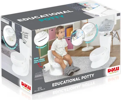 Produktbild von Dolu Full Trainer Potty, Weiß, 1,5 Jahr(e), 380 mm, 390 mm, 280 mm
