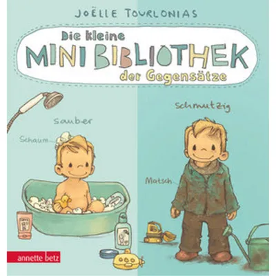 Obrázek produktu pro Die kleine Mini-Bibliothek der Gegensätze - Ein Pappbilderbuch über Gegensätze (Die Mini-Bibliothek der Wörter)