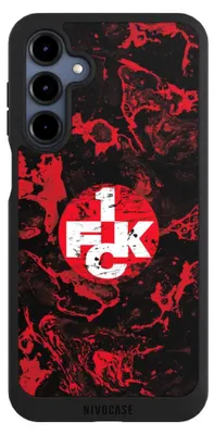 Produktbild von NIVOCASE Handyhülle für Samsung Galaxy A16 5G  Hülle NIVOpure Case Schwarz 1. FC Kaiserslautern 1. FCK Logo