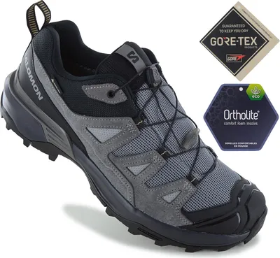 Image de Salomon X ULTRA 360 Leather - GORE-TEX - Chaussures de randonnée pour hommes Chaussures de trekking Gris 475714 , EU 40 UK 6.5