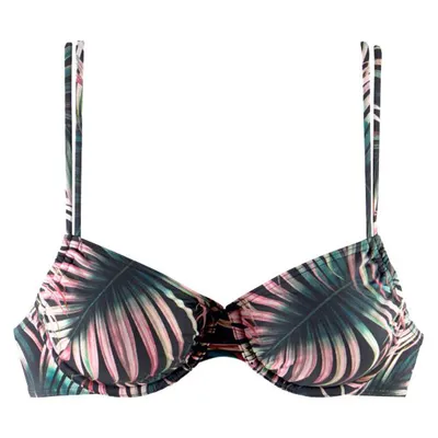 Immagine prodotto di LASCANA top bikini con ferretto nero stampato taglia 36 coppa C