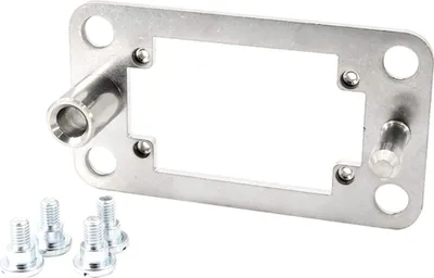Produktbild von HARTING Han Andockrahmen, Baugröße 10B Schwimmend gelagert Schwimmspiel +/-1,5mm Steckzyklen >=10000 - 1 Stück