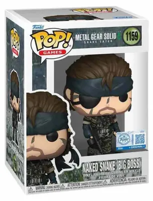 Zdjęcie produktu dla Funko POP Metal Gear Solid 1159 Naked Snake (Big Boss) Figurka Kolekcjonerska
