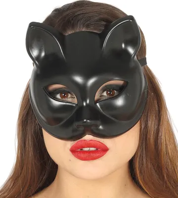 Produktbild von schwarze Katzen Maske für Damen