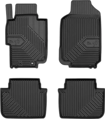 Produktbild von Fußmatten Gummimatten No.77 für Honda Accord VII 2002-2008 TPE Schwarz 4 tlg