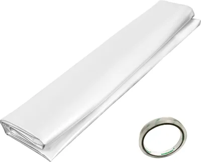 Produktbild von SucceBuy Gewächshausfolie 20 x 28 ft – 6 Mil UV-beständiges Polyethylen, transparenter Kunststoff für optimale Wärmespeicherung und Haltbarkeit